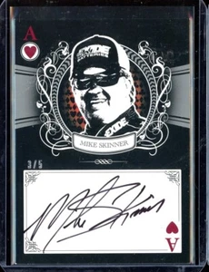 2009 Wheels Main Event Marks Hearts Autograph #44 Mike Skinner 3/5 - Picture 1 of 1