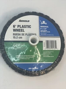 Rueda de repuesto para cortacésped de 6” 35 lb Arnold 1/2” buje - Imagen 1 de 8