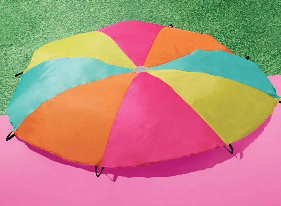 Bring on The Sun Giant Parachute 9.8 Ft. for Ages 3 Outdoor Games