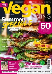 Vegan Living UK magazine June 2019 Back Issue Sealed in Original Wrapping NEW - Picture 1 of 8