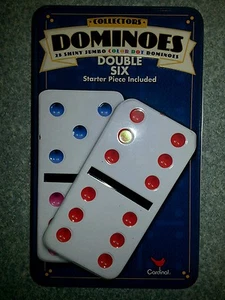 Kardinal Dominosteine Doppelsechs mit Anleitung  - Bild 1 von 2