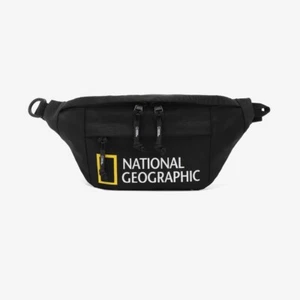 Original National Geographic Gran Logotipo Cadera Saco Bum Bag Fanny Pack Viajes al aire libre - Imagen 1 de 5