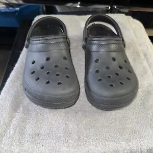 crocs lined clogs size M9 W11 - Picture 1 of 5