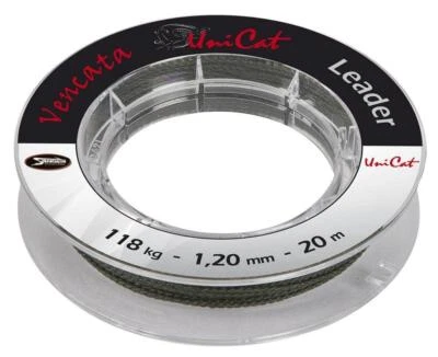 Uni Cat Vencata Leader 0,65mm / 67kg 20m Vorfachschnur Welsangeln Wallervorfach - Bild 1 von 2