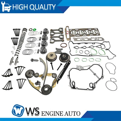 Gasket set Piston Timing Chain Kit VVT For Buick Regal Chevrolet Equinox GMC 2.4 - Image 1 of 4
