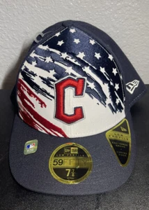 New Era Cleveland Guardians 2022 4th of July On-Field 59FIFTY Fitted Size 7 7/8 - Picture 1 of 3
