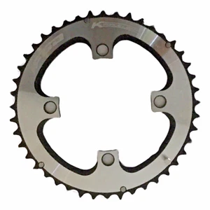 FSA K-Force Light MTB Alloy Chainring 44t 4-bolt 104BCD 9-10 Speed Silver WA105 - Picture 1 of 6