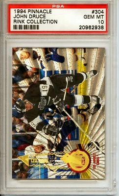 1994 Pinnacle Rink Collection John Druce #304 PSA 10 Pop 1 Only 1 Graded!  - Image 1 of 2