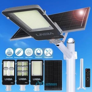 8800W Commercial Solar Street Lights LED Outdoor Dusk to Dawn Solar Super Bright - Picture 1 of 70
