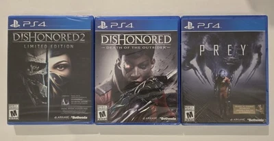 Prey / Dishonored 2 / Death of the Outsider Arcane Studios PS4 совершенно новый лот - Изображение 1 из 2