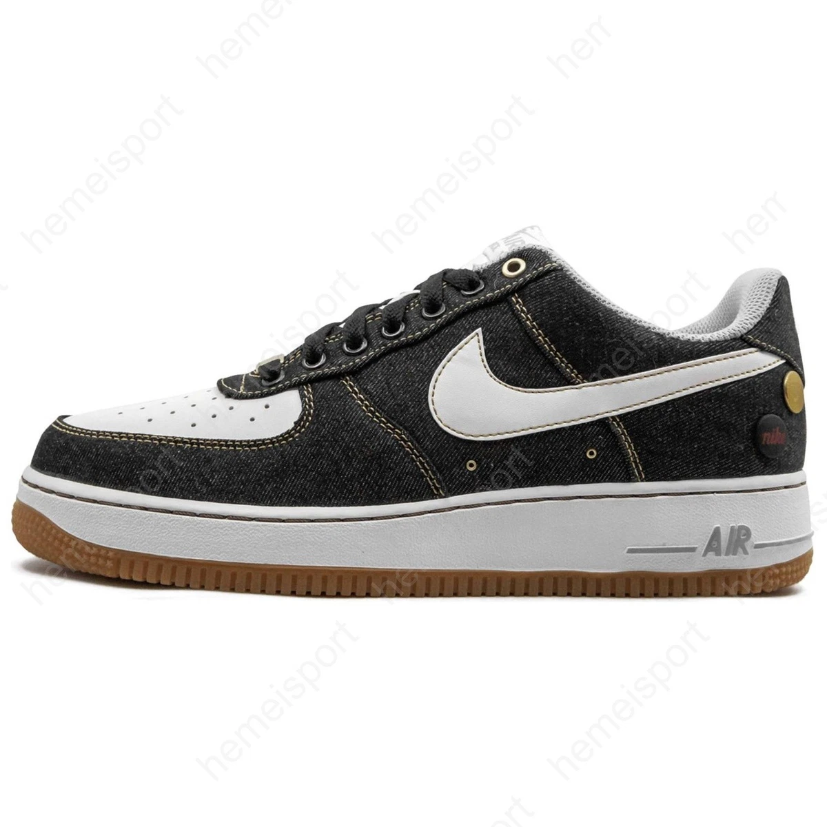 Nike Air Force 1 '07 Low Black Denim for Sale | Authenticity