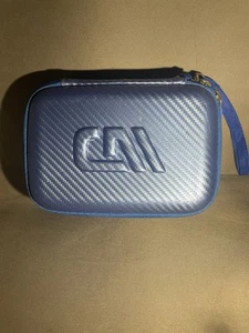 Estuche de cuchillas CM Clipper para barberos se adapta a 12 cuchillas Andis, Oster, Wahl y más, azul - Imagen 1 de 3