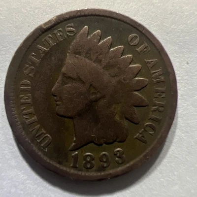 1893 INDIAN HEAD CENT / NICE FILLER / CHEAP / CHECK IT OUT / WOW / # 777 / - Image 1 of 4