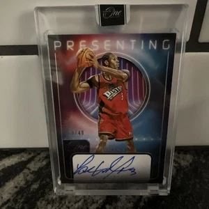 2023-24 Panini One & One Ben Wallace Presenting On Card Auto /49 Pistons - Picture 1 of 11
