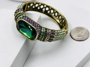 Heidi Daus Crystal Pave Bangle Bracelet - Picture 1 of 8
