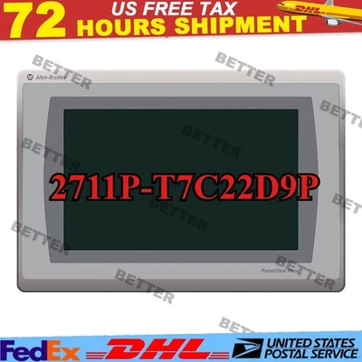 Factory Sealed AB 2711P-T7C22D9P /A HMI PanelView Plus 7 Graphic Terminal new! - Image 1 of 4