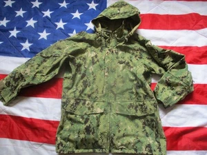 US NAVY USA AOR2 woodland digi CAMO goretex ECW TYPE III PARKA SEAL TEAM DEVGRU - Bild 1 von 24