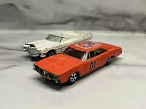 1981 Vintage Ertl Dukes of Hazard General Lee and Boss Hogg 1:64 Nice! ✅️ - Bild 1 von 12