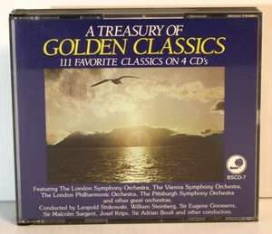 A Treasury of Golden Classics 111 favorite Classics  4 Cd - Foto 1 di 4