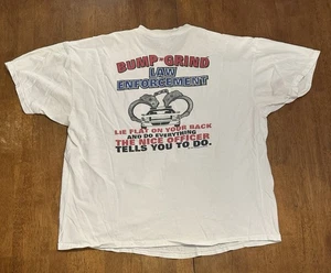 Camiseta De Colección Bump N Grind Aplicación de la Ley 2XL Sexo Angustiado Resobrio - Imagen 1 de 11