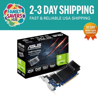 High-Performance 2GB GT 730 Graphics Card - Silent Operation & Auto-Extreme Tech - Image 1 of 4