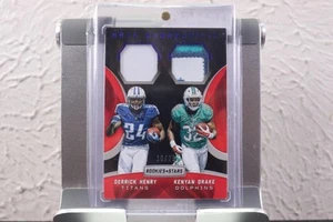 2016 Panini Rookie & Stars Dual Jerseys Derrick Henry Kenyan Drake Card /25 - Picture 1 of 10