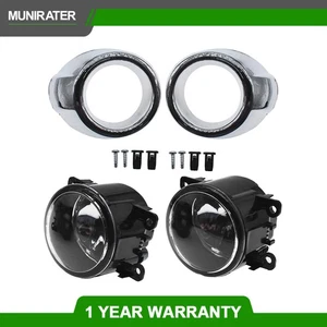 Clear Lens Driving Fog Lights Bumper Lamps Bulbs For 2012 2013 2014 Ford Focus - Picture 1 of 7