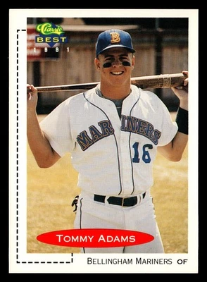 1991 Classic Best Minor League - Tommy Adams #430 (RC) - Image 1 of 2