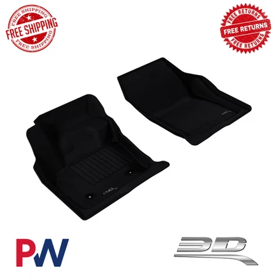 Forro de piso 3D MAXpider ajuste personalizado negro para Ford Fusion/Lincoln MKZ 2013-2016 Foto 1 de 4