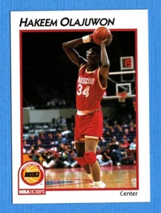 1991-92 NBA Hoops McDonald's #16 Hakeem Olajuwon Rockets - Picture 1 of 1