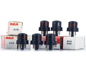 ONE 6H6/VT-90 RCA NOS Tube Valvola Lampe TSF Röhre Valvula 진공관 真空管 Valve - Picture 1 of 1