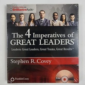 The 4 Imperatives Of Great Leaders (Compact Disc) Stephen R. Covey - Brilliance - Imagen 1 de 4