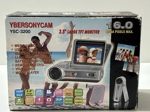 Ybersonycam Ysc-3200 Digital Camera 16.0MP, Boxed, No Charger, Untested - Picture 1 of 7