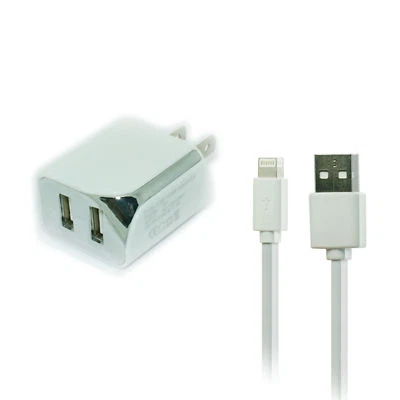 Wall AC Home Charger+5ft Long USB Cable Cord for Apple iPad (5th generation) - Image 1 of 3