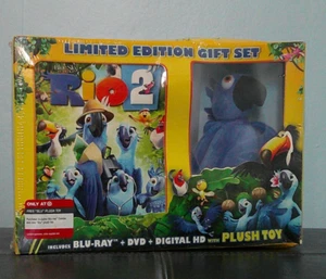 LIMITED EDITION Gift Set Rio 2 with Plush Toy and Blu-Ray Movie Collectible New - Picture 1 of 2
