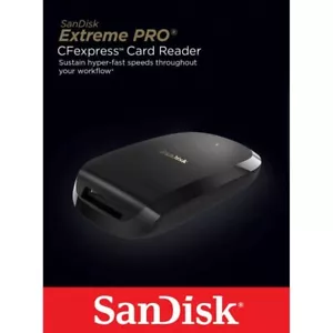 Lector De Tarjeta CFexpress SanDisk SDDR-F451-GNGNN USB 3.1 Gen2 Tipo C -UK - Picture 1 of 6