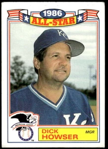 1987 Topps #12 Dick Howser Glossy All-Stars - Picture 1 of 2