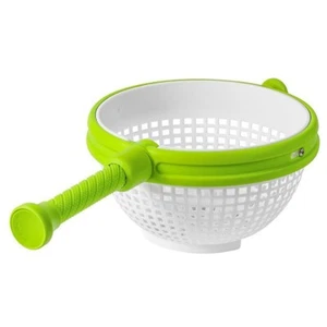 Folding Drainer Basket Fruit & Vegetable Centrifuge Salad Spinner with5131 - Picture 1 of 7