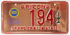 Vintage ALPCA 1997 National Convention Booster License Plate 194 Tucson Arizona