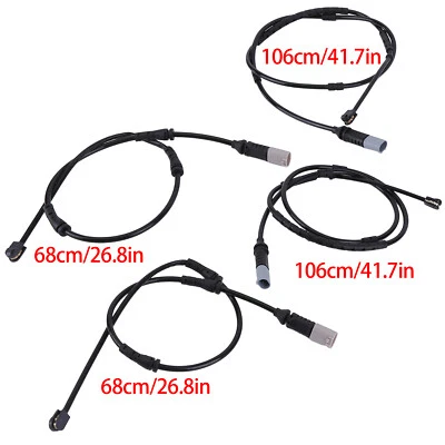 Sensor de desgaste de pastillas de freno delanteras traseras (paquete de 4) para BMW 328i xDrive 330i 320i 335i M4 Foto 1 de 4