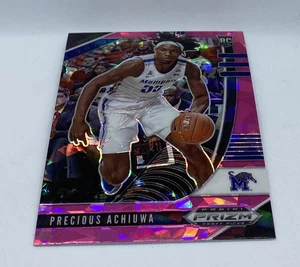 2020 Precious Achiuwa Panini Prizm Draft Picks PINK Cracked Ice Rookie #8 Heat - Picture 1 of 3