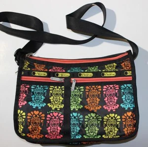 LeSportsac Deluxe Crossbody Expandable Bag Purse 2 Main Compartments - Picture 1 of 2