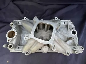 Vintage 70's Edelbrock Torker 2-O manifold Model 2740 Gasser Motion Performance - Picture 1 of 7