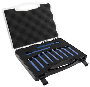 Erie Tools Set 11 Pezzi 5/16" Taglierine per Tornio in Metallo per Tornitura, Alesatura, Smussatura - Foto 1 di 5