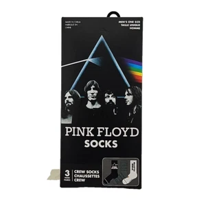 Calcetines Pink Floyd 3 (Tres) Pares Talla 7-12 Negro, Blanco y Gris Y2K Retro Rock - Imagen 1 de 13