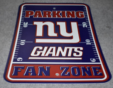 New York Giants Nfl Football Sports Team Fan Zone Parking Sign