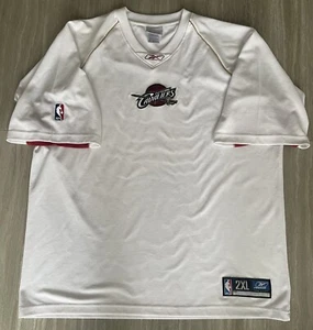 THROWBACK AUTHENTIC REEBOK CLEVELAND CAVALIERS SHOOTING SHIRT SIZE XXL LeBRON - Picture 1 of 7