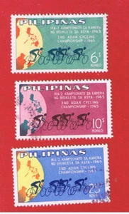 Philippines #939-941  VF used  Cycling  Free S/H - Picture 1 of 1