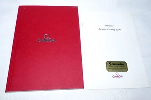 Reloj Omega Catálogo Lista de precios Folleto Rojo Reloj de luna Seamaster Speedmaster 20638 - Imagen 1 de 7