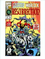 Silver Surfer Warlock Resurrection #1 1993 NM- Jim Starlin Cover Marvel Comics